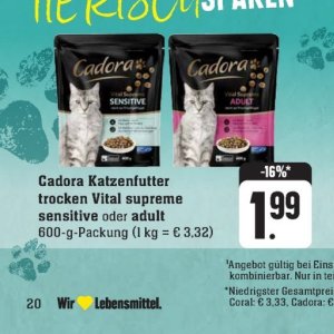 Katzenfutter bei Edeka