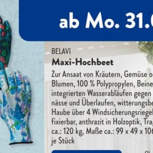 Hochbeet bei Aldi SÜD
