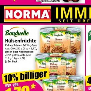 Bohnen bei Norma