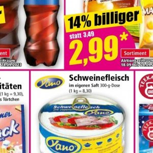 Schweinefleisch bei Norma