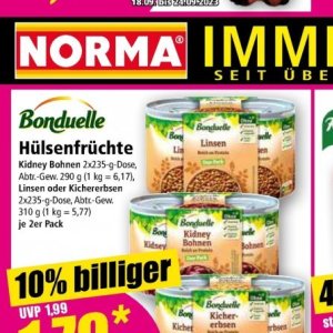 Bohnen bei Norma