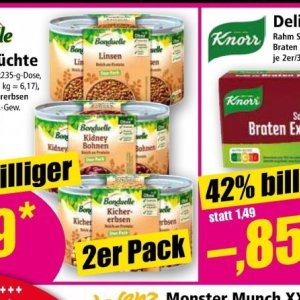 Bohnen bei Norma