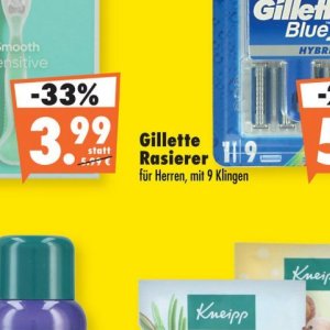 Rasierer gillette  bei Mäc-Geiz