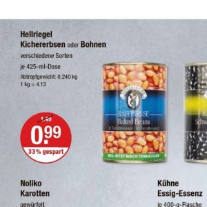 Bohnen bei V-Markt