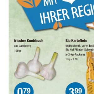 Knoblauch bei V-Markt