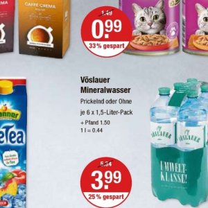Mineralwasser bei V-Markt