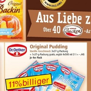 Pudding bei Norma