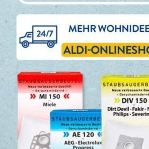 Staubsauger bei Aldi SÜD
