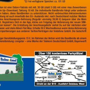 Rahmen bei Techno-Land