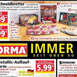 Glas bei Norma