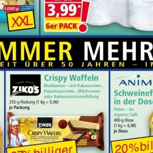 Waffeln bei Norma