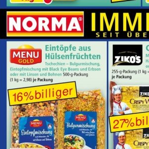 Bohnen bei Norma