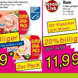 Dosen bei Norma