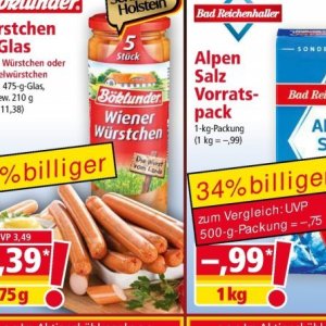 Wurst bei Norma