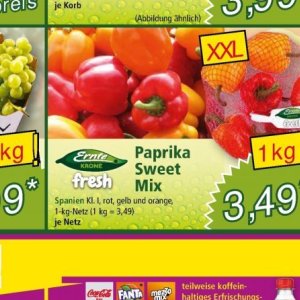 Paprika bei Norma