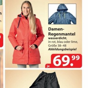 Regenmantel bei Famila Nord Ost