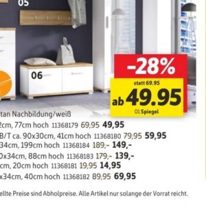 Spiegel bei Sconto