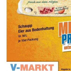 Eier bei V-Markt