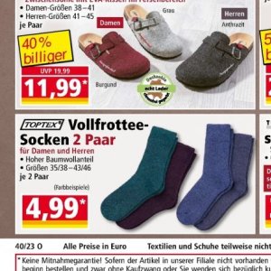Socken bei Norma