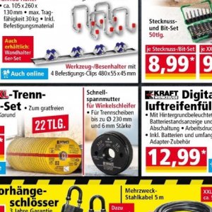 Winkelschleifer bei Norma