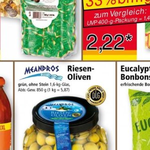 Oliven bei Norma