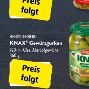 Glas bei Aldi SÜD
