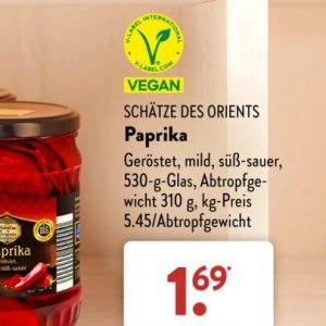 Glas bei Aldi SÜD