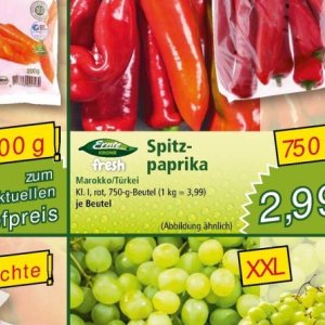 Paprika bei Norma