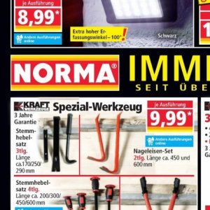 Werkzeug bei Norma