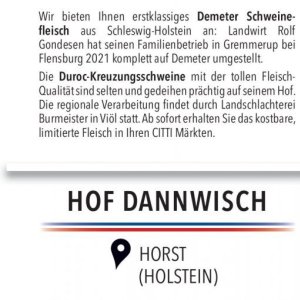 Fleisch bei Citti Markt