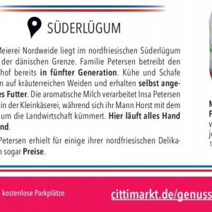 Milch bei Citti Markt