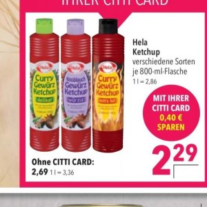 Ketchup bei Citti Markt