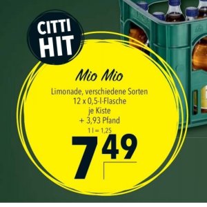Limonade bei Citti Markt