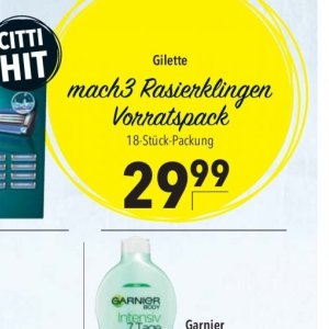 Rasierklingen bei Citti Markt