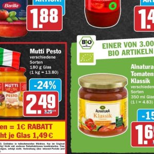 Pesto bei Hit