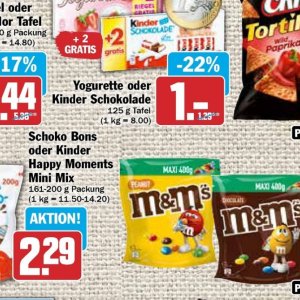 Schokolade bei Hit