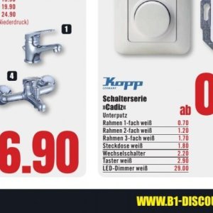 Rahmen bei B1 Discount