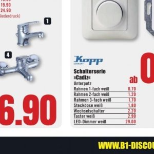 Rahmen bei B1 Discount