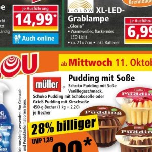 Pudding bei Norma