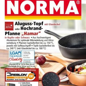 Pfannen bei Norma