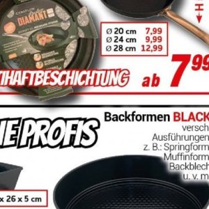 Backformen bei Centershop