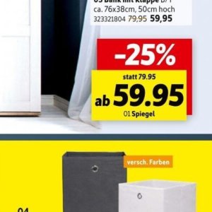Spiegel bei Sconto