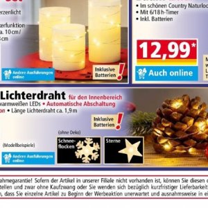 Batterien bei Norma