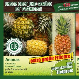 Ananas bei Norma
