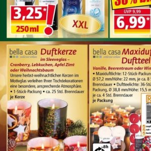 Kerzen bei Norma