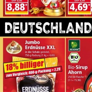 Erdnüsse bei Norma