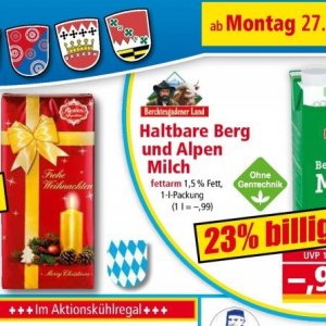 Milch bei Norma