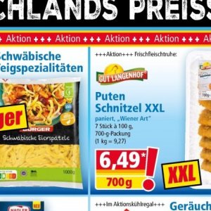 Schnitzel bei Norma