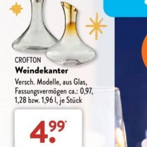 Glas bei Aldi SÜD