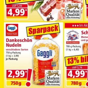 Nudeln bei Norma